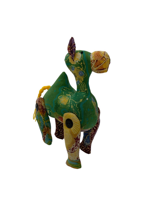 Stuffed Camel-Batik Print: Small