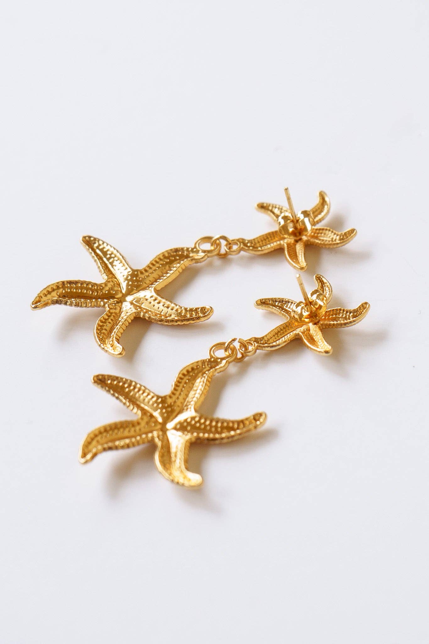 Golden Starfish Earring