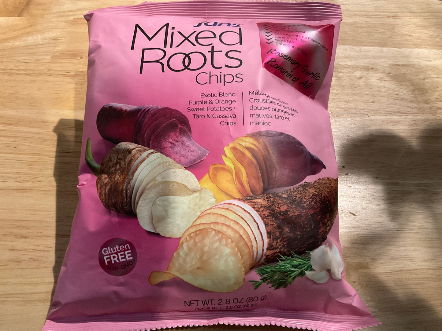 Jans Mix Roots Chips Rosemary Garlic