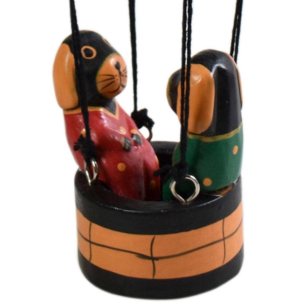 2 Dogs In A Hot Air Balloon