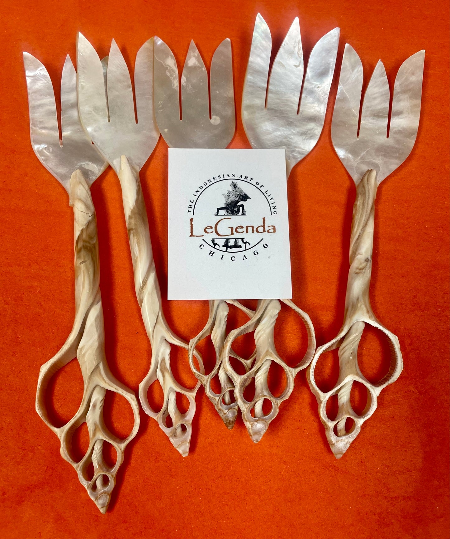 Shell Medium Dessert Fork