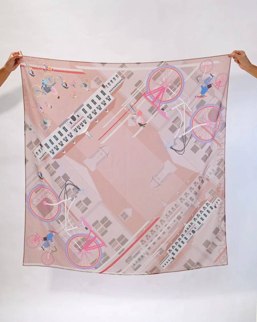 Tioria Scarf Kota Tua (Mocca)