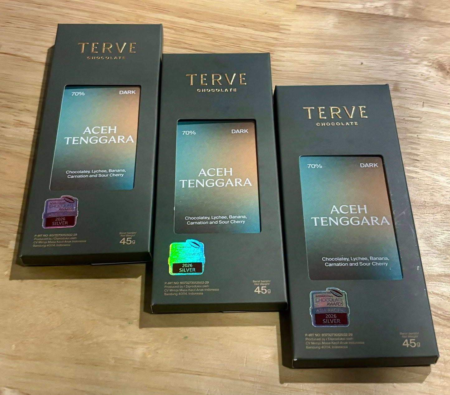 Terve Aceh Tenggara Dark Choco 70%