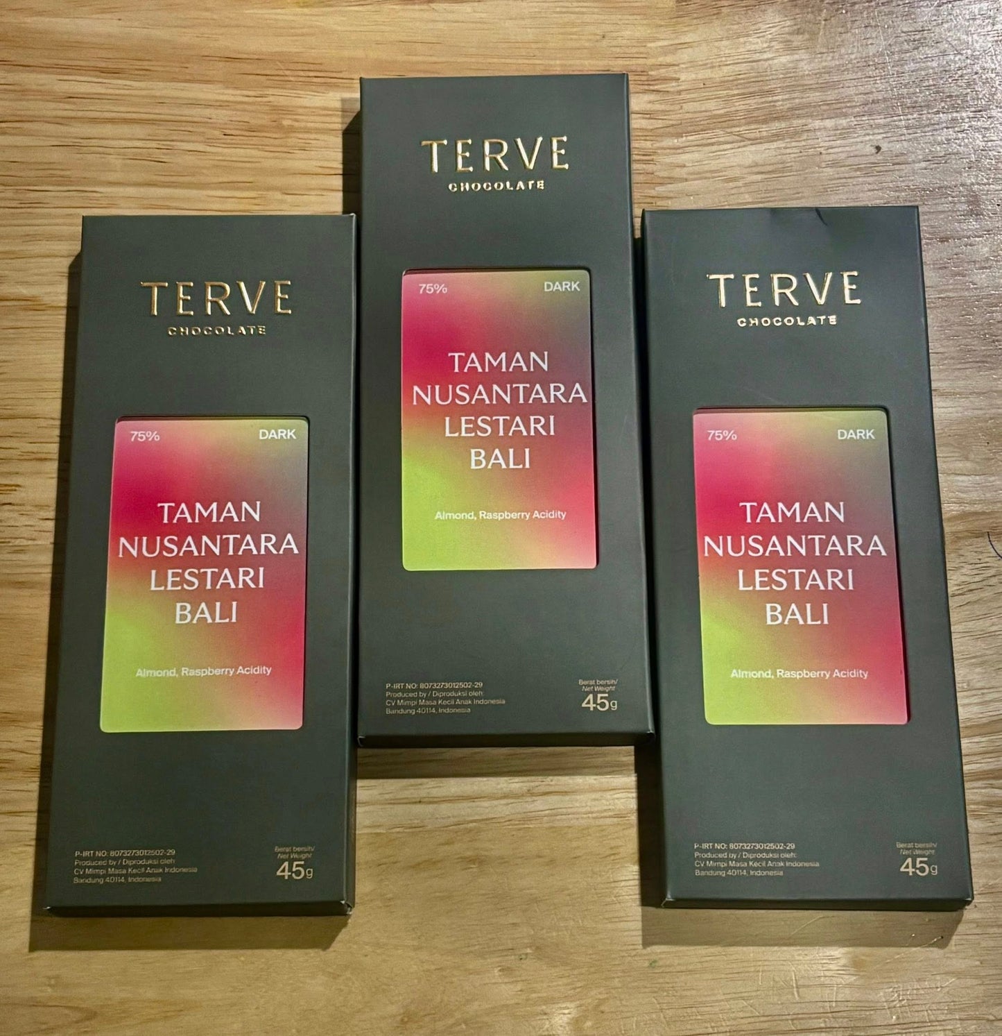 Terve TNL Bali Dark Choco 75%
