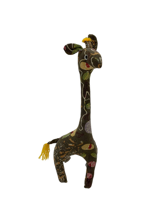 Stuffed Giraffe-Batik Print: Large