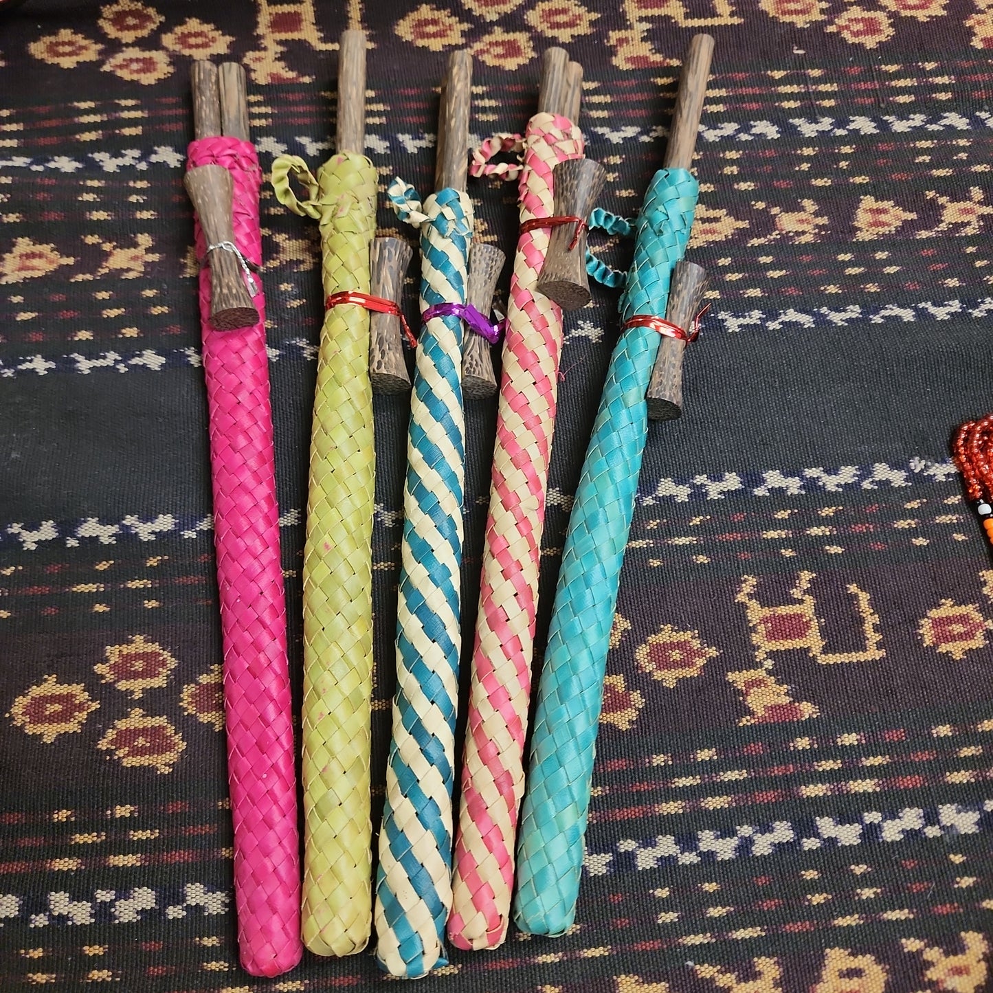 Chopstick with Pandan Woven Sleeve