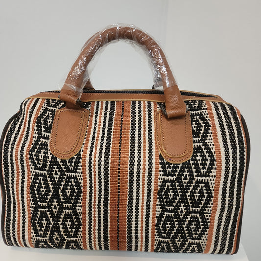 Tas Jinjing Tenun Coklat