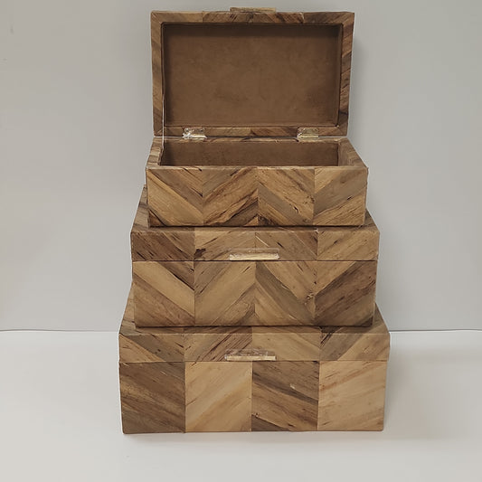 Water Hyacinth Woven Jewelry Box Medium