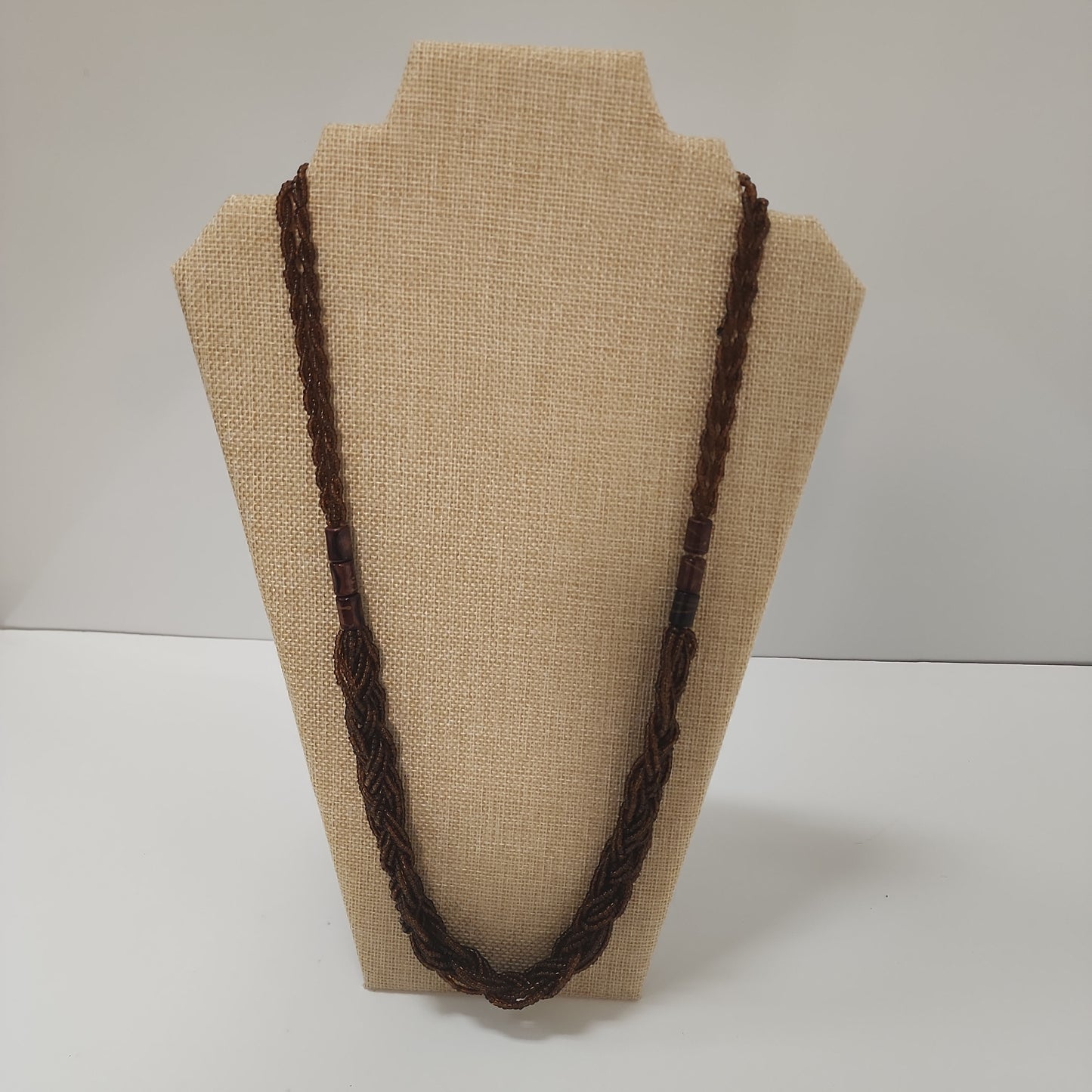 Necklace Manik Coklat