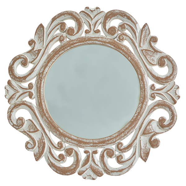Carved Wooden Mirror