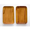 Rectangular Teak Wood Plate Tray Serving
