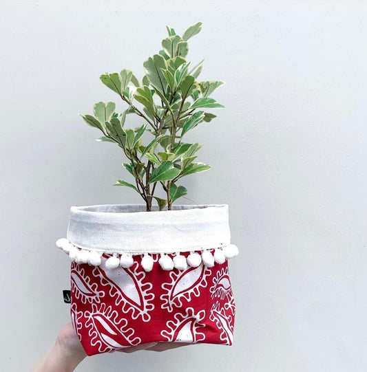 Pot Pouch Pom Batik Sm