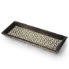 Carved Wooden Tray - Taupe