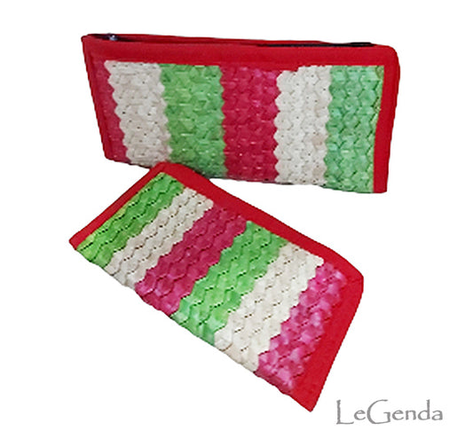 Pandan Woven Wallet 9"