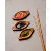 Teak Condiment Dish Set of 3