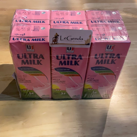 Ultra Milk Strawberry 6pk