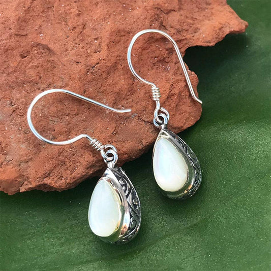Antik Earrings, Mother of Pearl - Sterling Silver