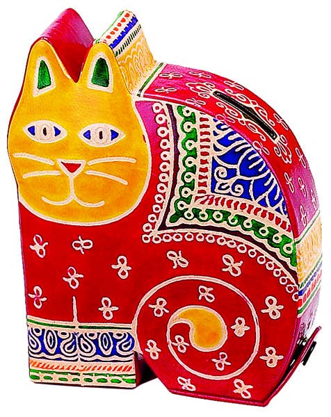 Cat Leather Bank