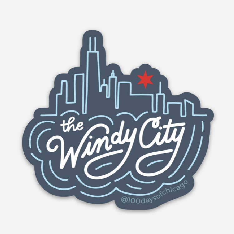 Windy City Chicago Sticker