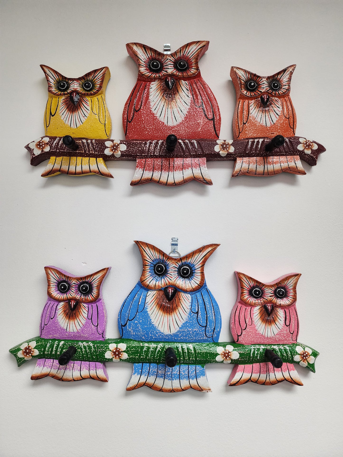 Wooden Owl Hanger