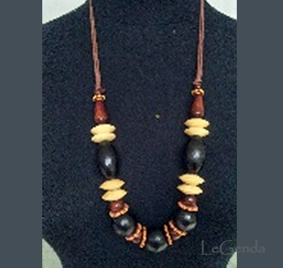 Wooden necklace