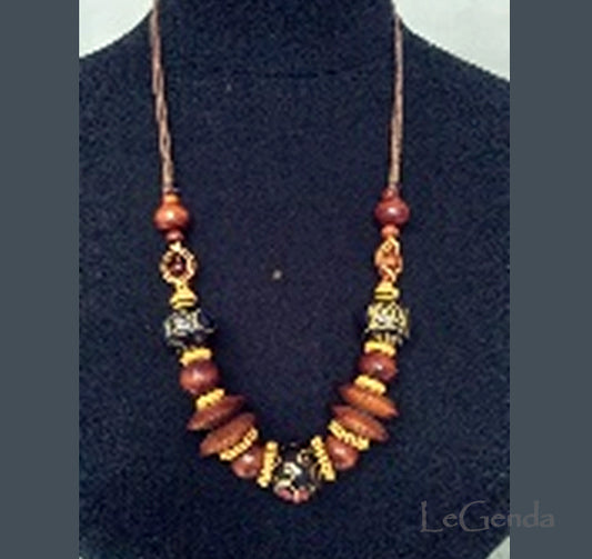 Wooden necklace