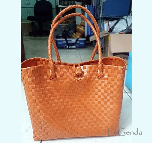 Plastic Woven Bags Orange