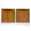 Square Teak Wood Plate Tray Serving